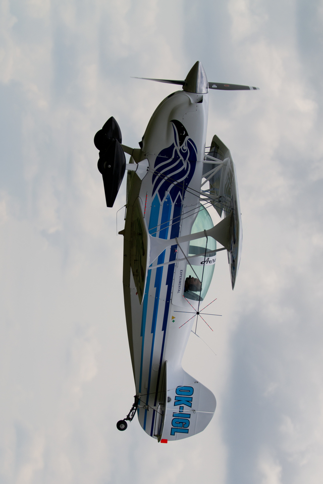 Akrobatický let Christen Eagle II