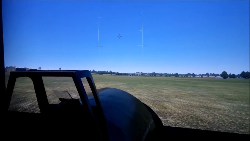 Letecký bojový simulátor Messerschmitt Bf-109G-2 v Praze