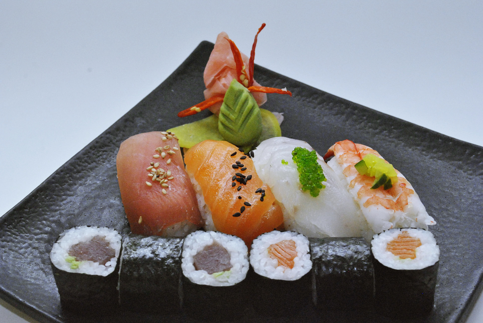 Sushi degustace v Café Buddha