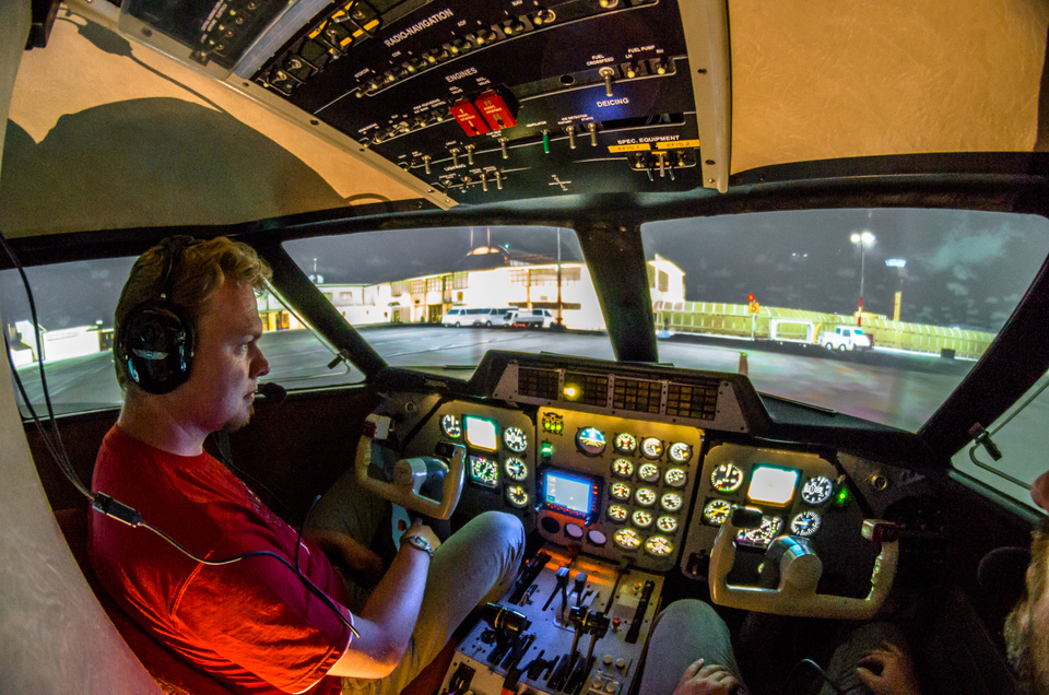 Adrenalinový let na leteckém simulátoru českého letounu L-410 v Ostravě 