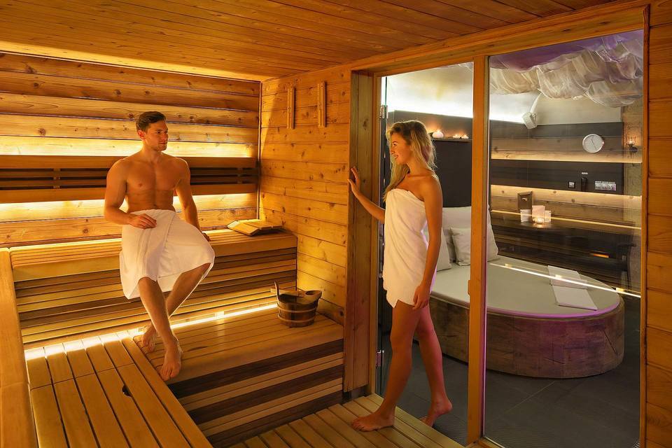 Privátní sauna na zámku Chateau St. Havel pro 2 osoby