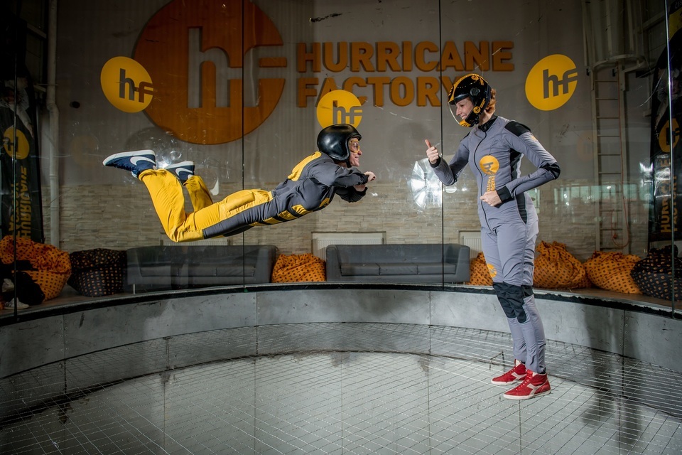 Větrný tunel pro děti - indoor skydiving