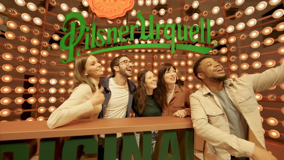 Interaktivní expozice příběhu piva Pilsner Urquell Experience s pivní ochutnávkou v Praze