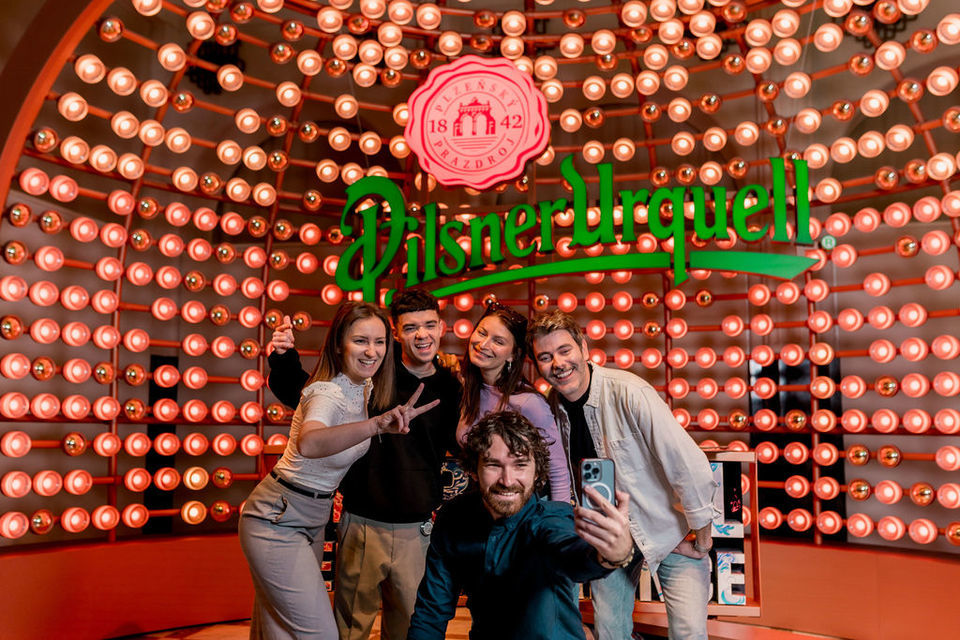 Interaktivní expozice příběhu piva Pilsner Urquell Experience s pivní ochutnávkou v Praze