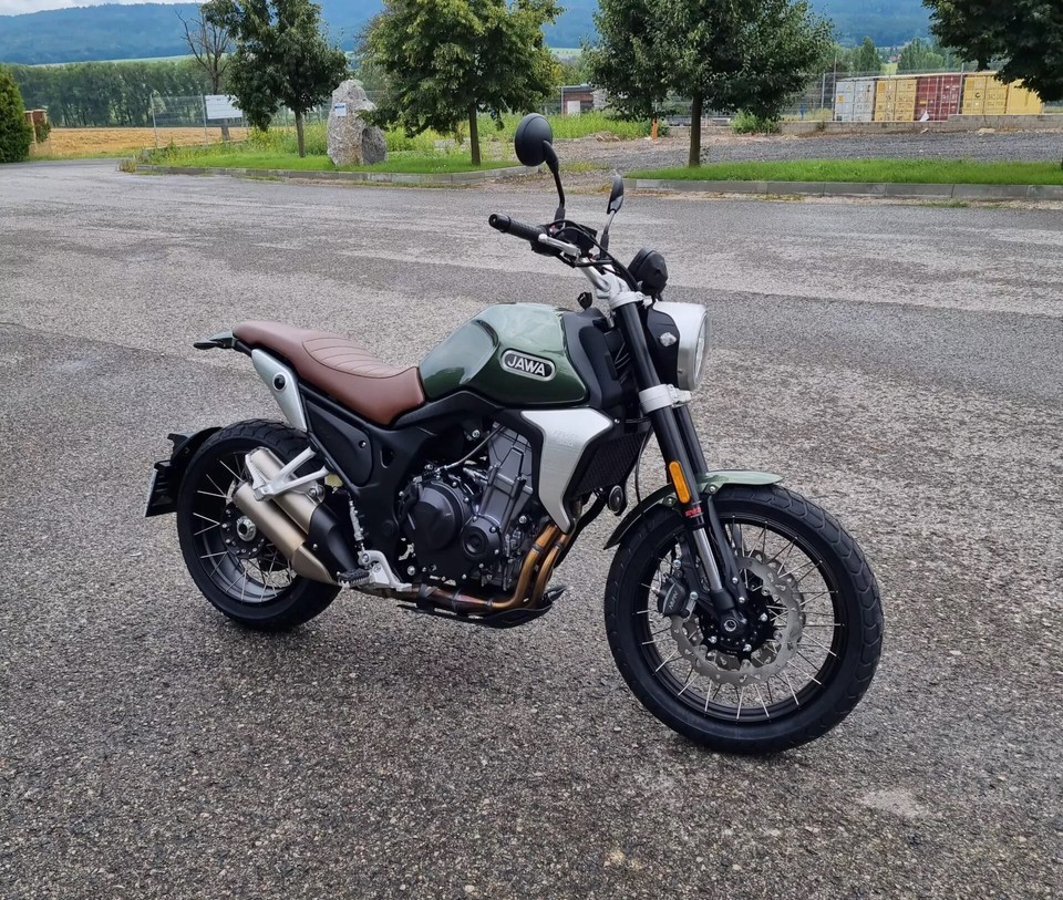 Pronájem motorky JAWA 500 Scrambler