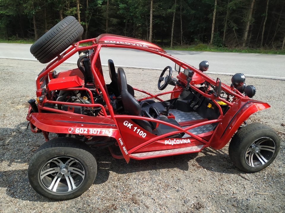 Pronájem buggy Kinroad 1100