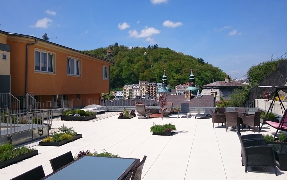 Lázeňský pobyt v luxusním Hotelu Prezident - terasa
