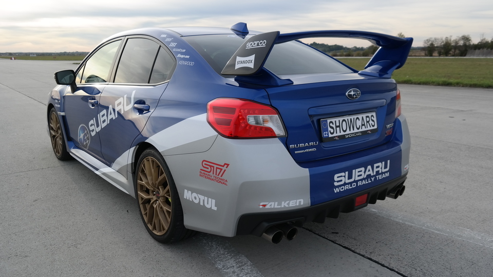 Jízda v Subaru Impreza WRX STI na velkém závodním Masarykově okruhu Brno