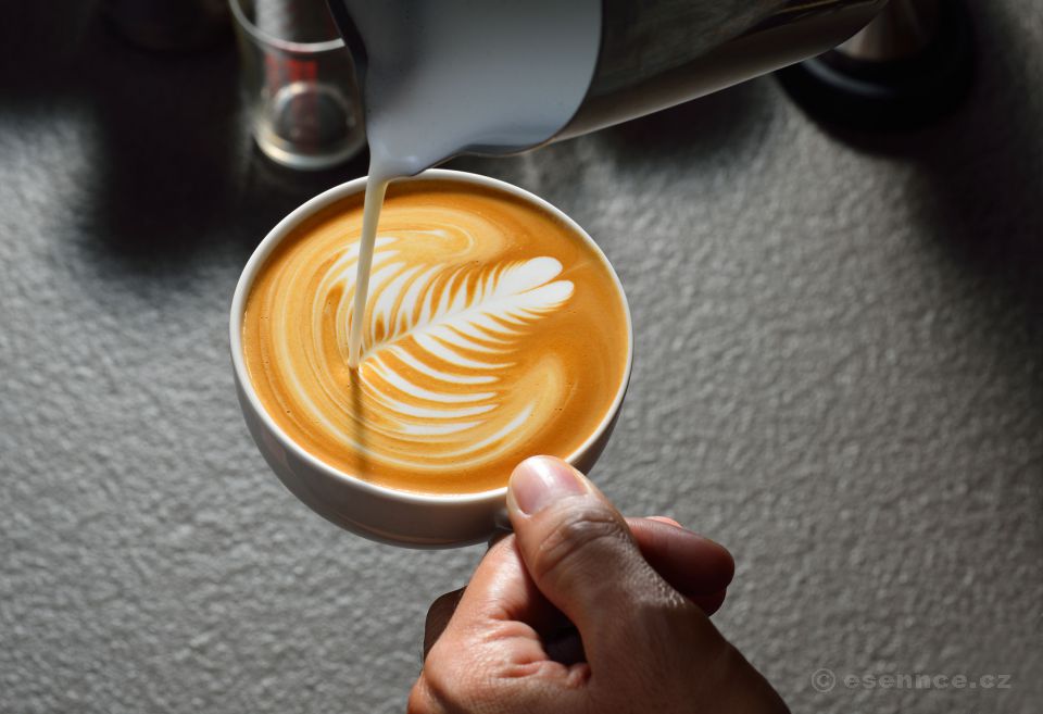Kurz kávy Latté art Praha