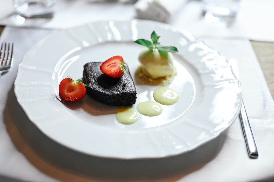 Zážitkové 4chodové menu v zámecké restauraci Chateau Ctěnice v Praze-Vinoři