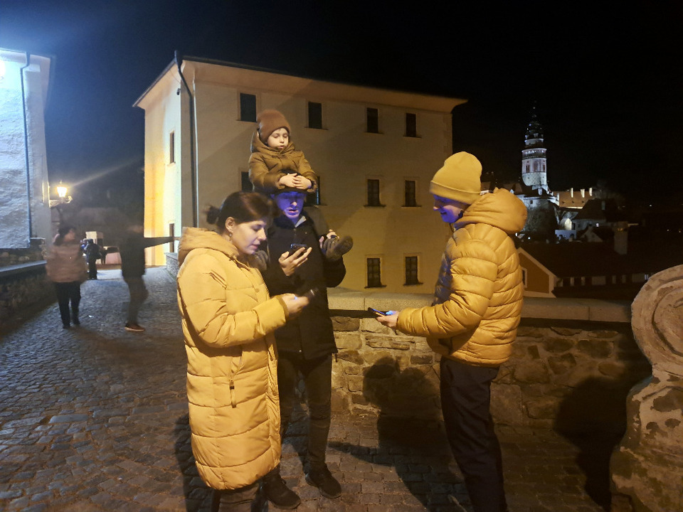 Nemoc šlechtičny: Hledání léku v Českém Krumlově - venkovní úniková hra