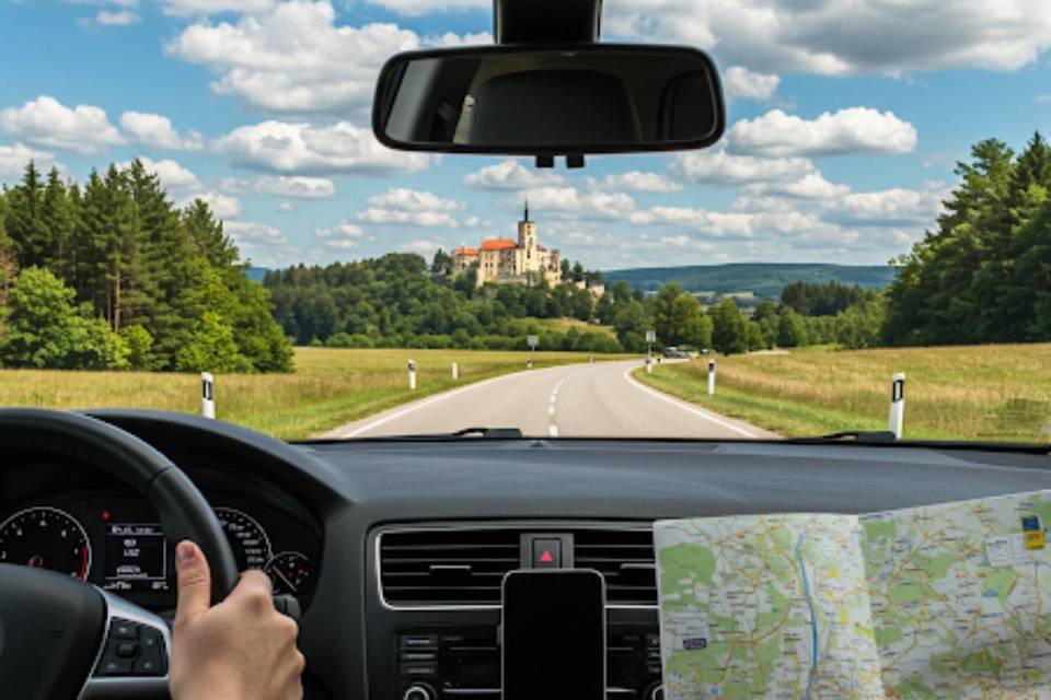 Filmová autoúnikovka po jižních Čechách