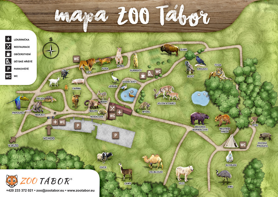 Nocování v ZOO Tábor pro 2 až 4 osoby