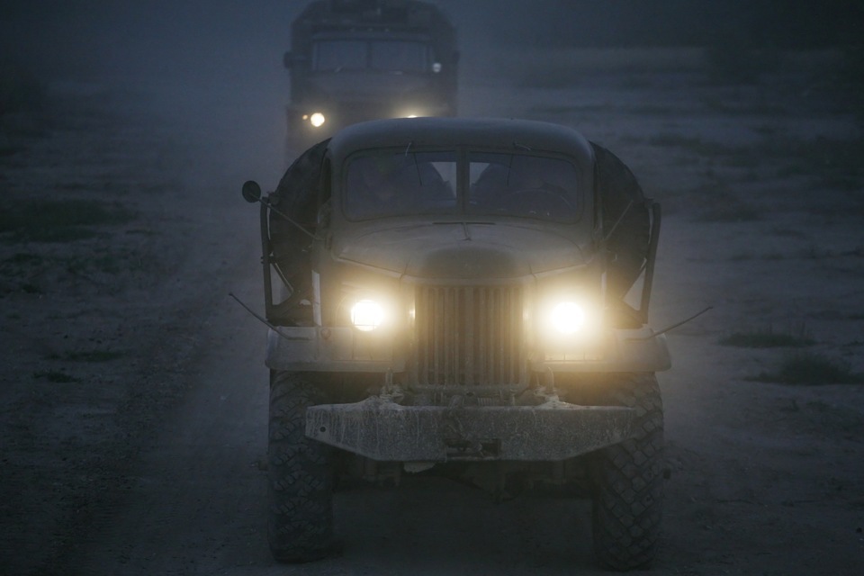 Řízení vojenského nákladního auta Tatra 815