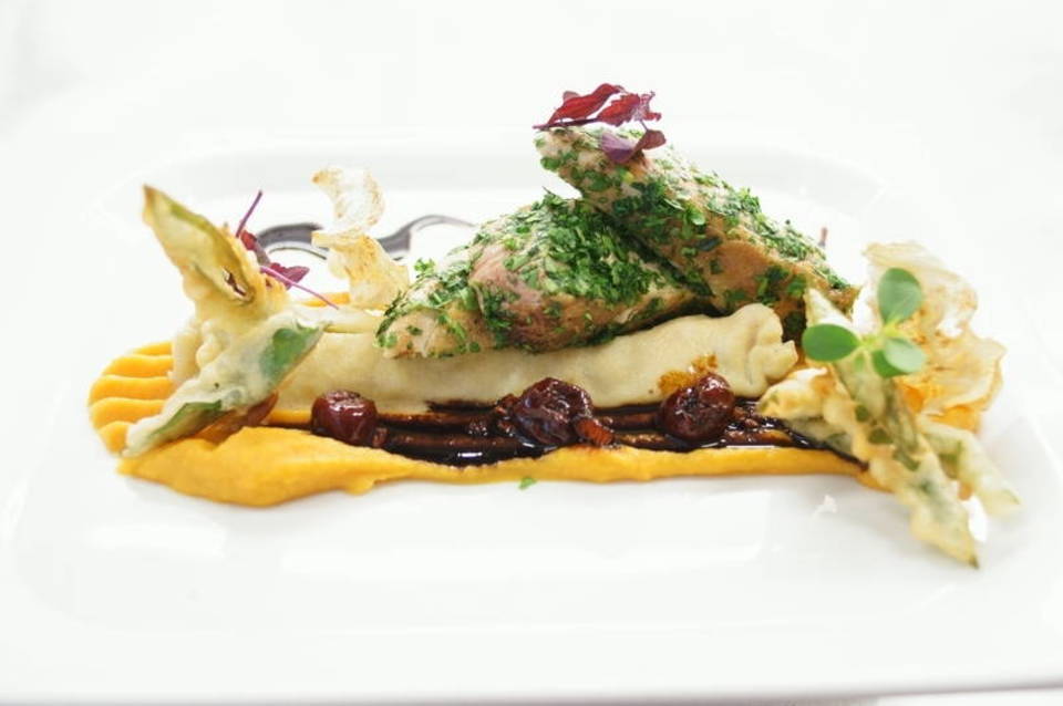 Čtyřchodové degustační menu Ondry Slaniny s možností vinného párování