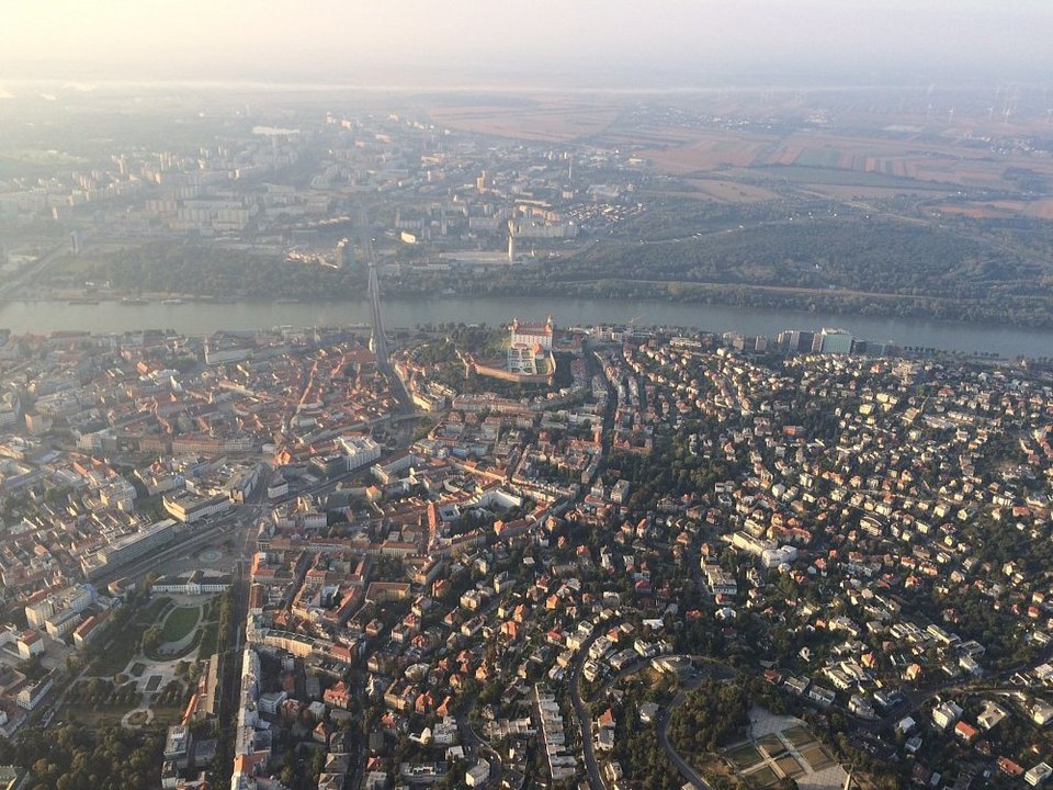Soukromý let balónem nad Bratislavou