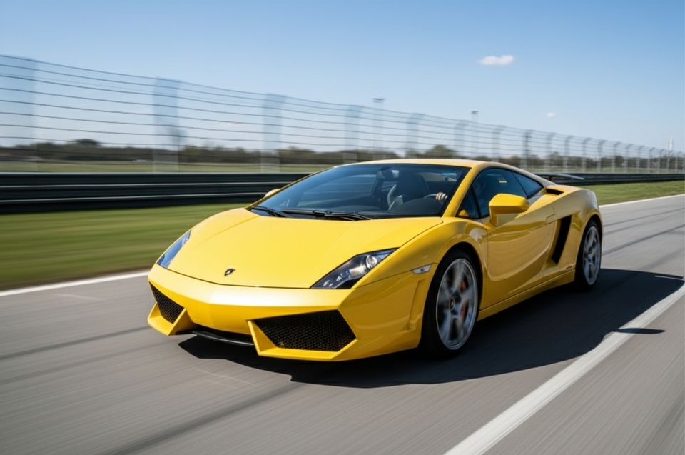 Jízda v Lamborghini Gallardo na závodním okruhu Slovakiaring