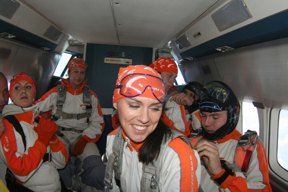 Tandemový seskok Prostějov z výšky 3 000 metrů