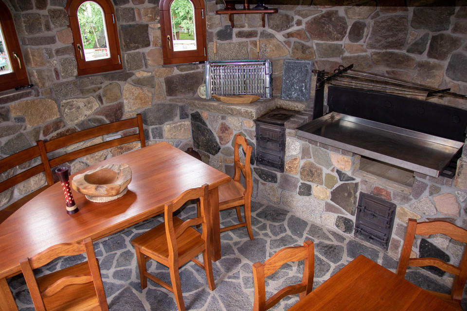 Zámeček Kaliště - grilovací věž