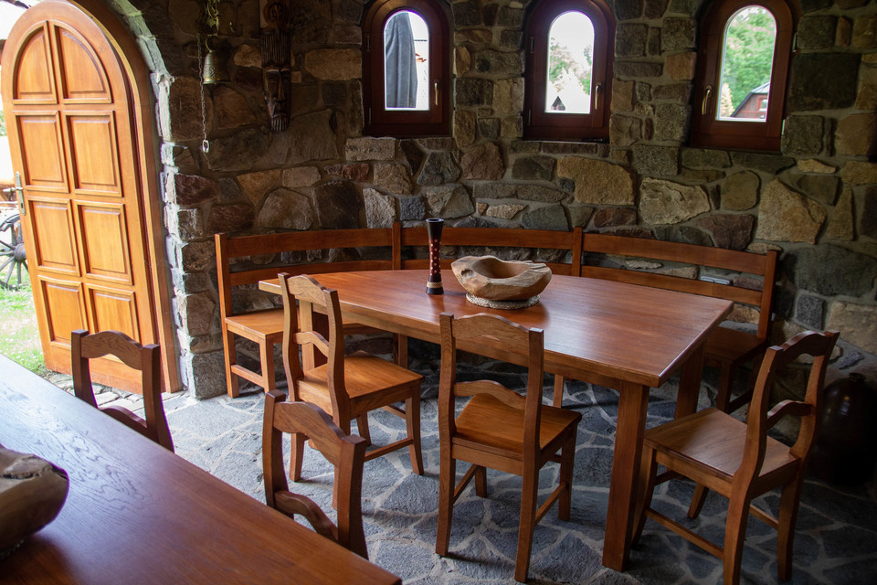 Zámeček Kaliště - grilovací věž