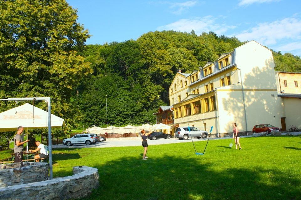 Pobyt v Hotelu a Penzionu Praděd Thamm - zahrada