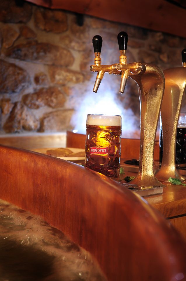 Pivní lázně Spa Beerland Karlovy Vary s neomezenou konzumací piva