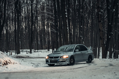 Jízda v závodním Mitsubishi Lancer EVO IX