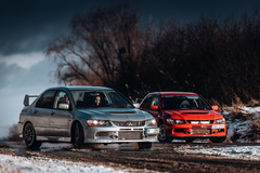 Jízda v závodním Mitsubishi Lancer EVO IX