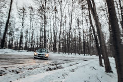 Jízda v závodním Mitsubishi Lancer EVO IX