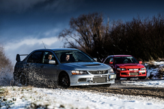 Jízda v závodním Mitsubishi Lancer EVO IX