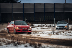 Jízda v závodním Mitsubishi Lancer EVO IX