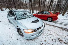 Jízda v závodním Mitsubishi Lancer EVO IX
