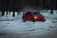 Jízda v závodním Mitsubishi Lancer EVO IX