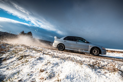Jízda v závodním Mitsubishi Lancer EVO IX