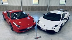 Super jízda: Ferrari 458 Italia vs. Lamborghini Gallardo Superleggera v Praze