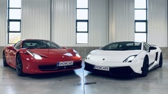 Super jízda: Ferrari 458 Italia vs. Lamborghini Gallardo Superleggera v Praze