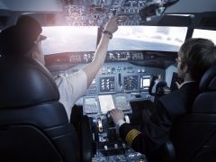 Letecký simulátor Boeing  737NG v Praze
