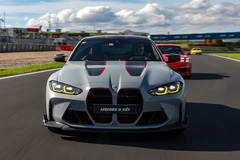 Jízda v BMW M4 CSL na velkém závodním Masarykově okruhu v Brně