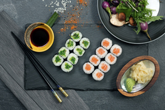 Sushi degustace v Café Buddha