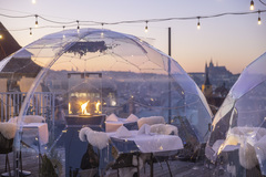 Jedinečné Aperitivo v Pytloun Sky bar & Restaurant Prague s kouzelným výhledem na Prahu