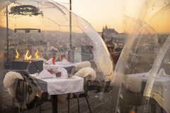 Jedinečné Aperitivo v Pytloun Sky bar & Restaurant Prague s kouzelným výhledem na Prahu