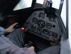Letecký souboj pro 2 osoby na simulátorech Messerschmitt Bf-109 a Spitfire