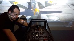 Letecký souboj pro 2 osoby na simulátorech Messerschmitt Bf-109 a Spitfire