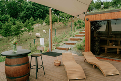 Úžasný Glamping u oveček na venkově jižní Moravy
