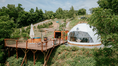 Úžasný Glamping u oveček na venkově jižní Moravy