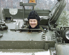 Řízení tanku VT55 na tankodromu