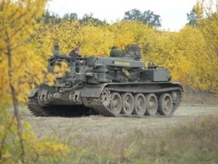 Řízení tanku VT55 na tankodromu