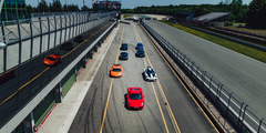 Jízda v Porsche 718 Cayman na velkém závodním okruhu