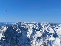 Zimní expediční let balónem přes Vysoké Tatry