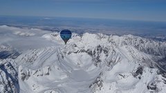 Zimní expediční let balónem přes Vysoké Tatry
